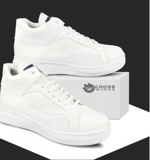 Stylish Fancy Synthetic Leather Casual Sneakers Shoes For Men