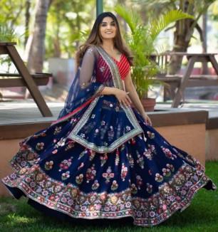 GARBA-CANIYA-CHOLI-BLUE