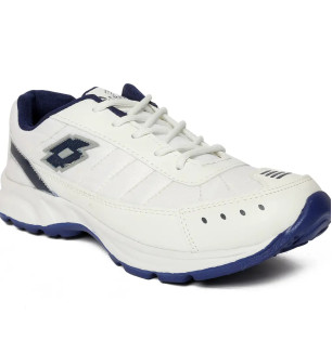 White Mesh Sports Shoes For Men