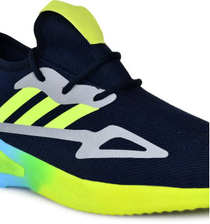 Stylish Blue Mesh Running Shoes For Men