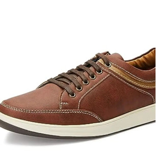 Comfortable Coffee Rubber Sneakers For Men