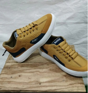 Stylish Brown Synthetic Sneakers For Men