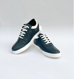 Stylish PU Solid Sneakers For Men