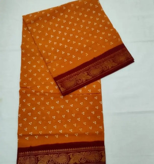 Fancy Cotton Saree Without Blouse Piece For Women