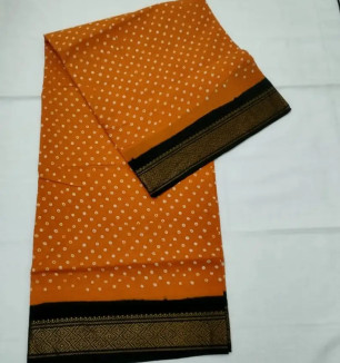 Fancy Cotton Saree Without Blouse Piece For Women