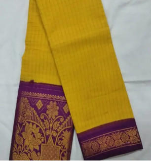 Fancy Cotton Saree Without Blouse Piece For Women