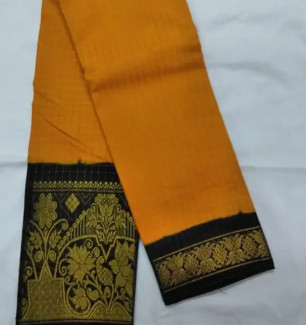 Fancy Cotton Saree Without Blouse Piece For Women