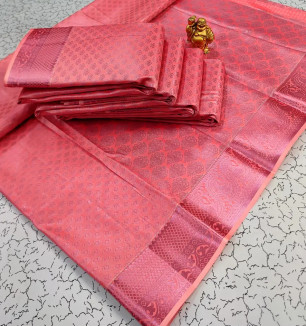 Classic Art Silk Jacquard Saree With Blouse Piece