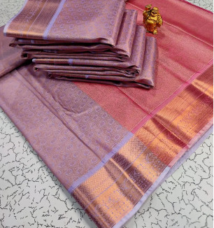 Classic Art Silk Jacquard Saree With Blouse Piece