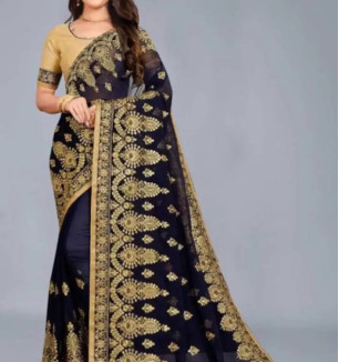 Women Beautiful Georgette Saree