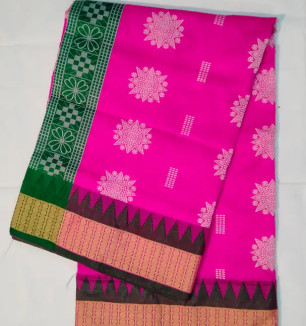 Classic Art Silk Printed Saree With Blouse Piece