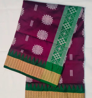 Classic Art Silk Printed Saree With Blouse Piece