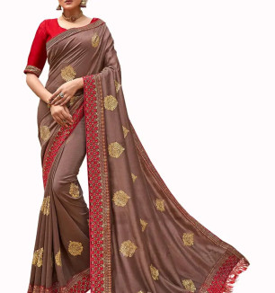 Stylish Fancy Designer Art Silk Saree With Blouse Piece For Women