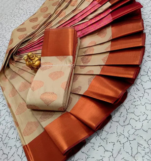 Classic Art Silk Jacquard Saree With Blouse Piece