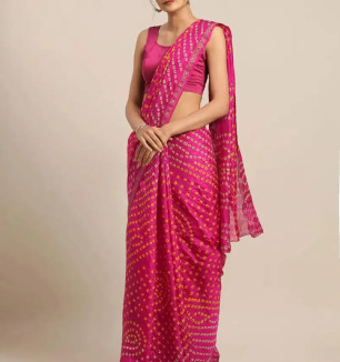 Stylish Women Art Silk Saree With Blouse Piece