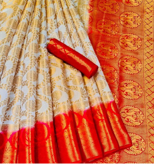 Classic Art Silk Saree With Blouse Piece For Women