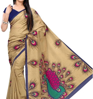 SGM Multicolor Cotton Silk Silk Designer Saree With A Zari Border