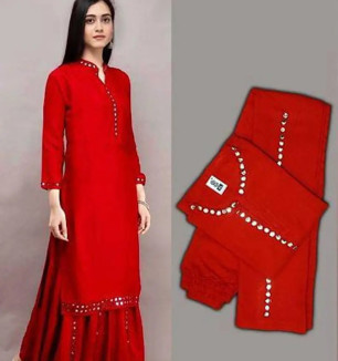 Rayon Kurti Set