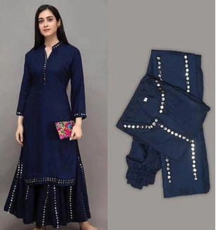 Rayon Kurti Set