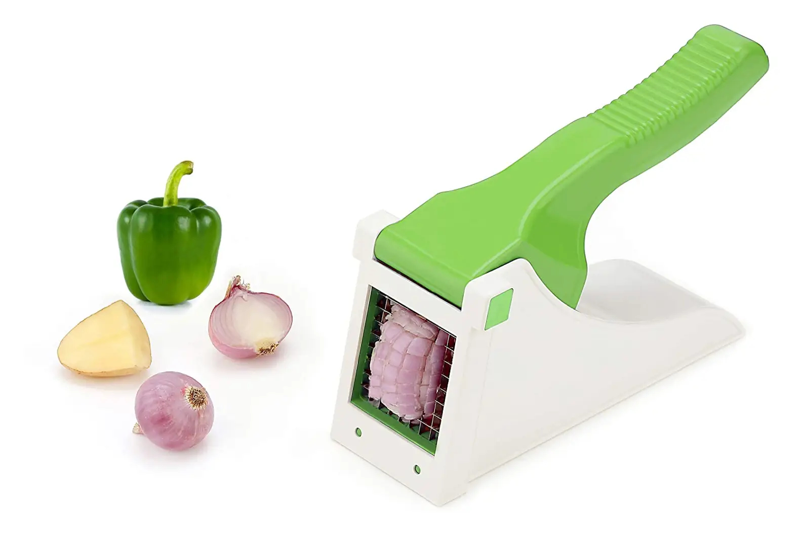 Stainless Steel Vegetable Potato Slicer Cutter Chopper Chips Making Tool  Potato Cutting Fries Tool Kitchen Accessories - China Vegetable Slicing  Machine, Vegetable Cube Cutting Machine